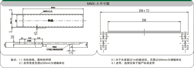 伸缩皮带输送机示意图